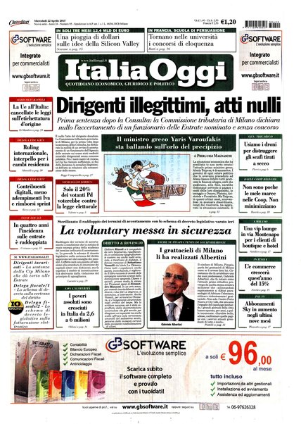 Italia oggi : quotidiano di economia finanza e politica